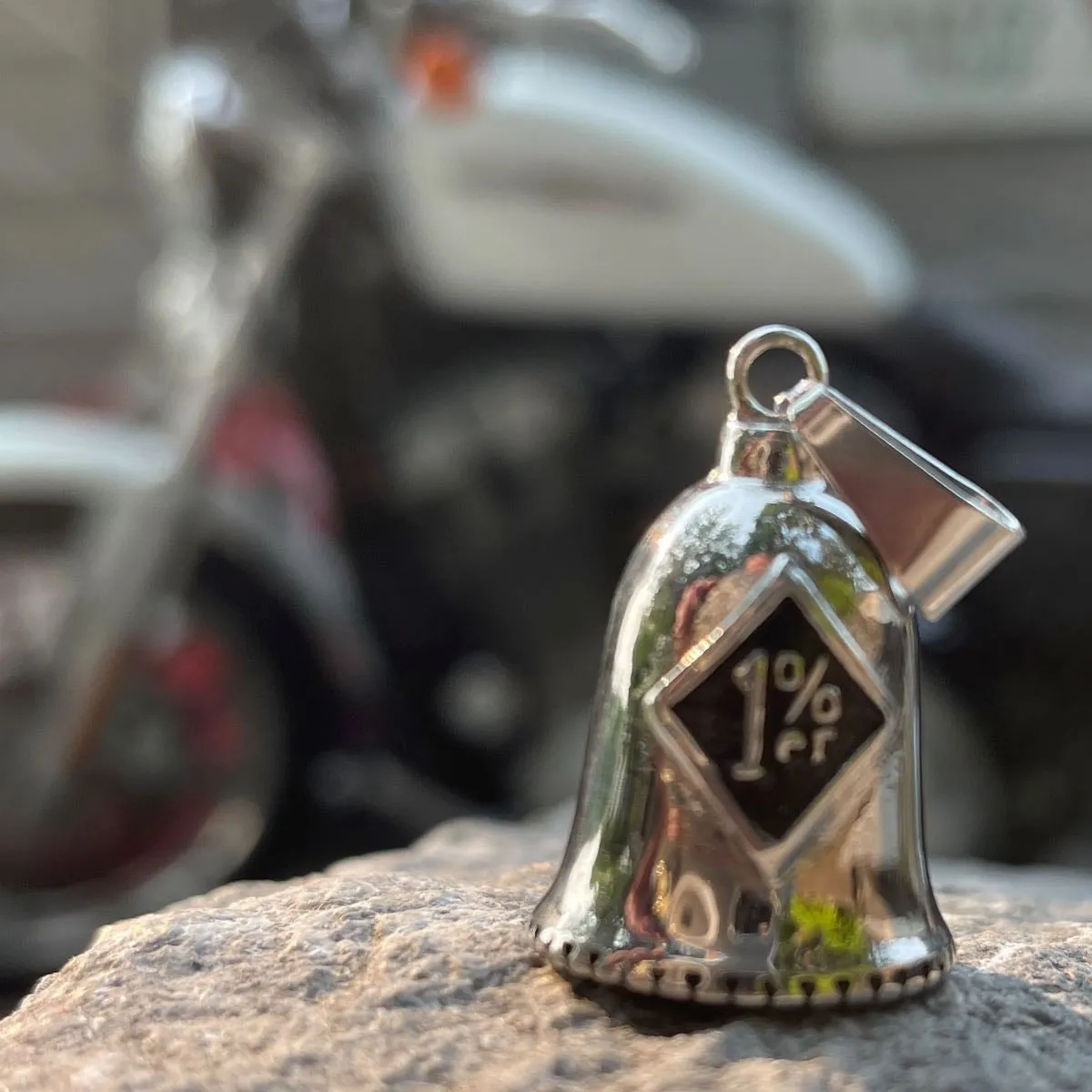 1% Biker Bell Pendant (#p302)