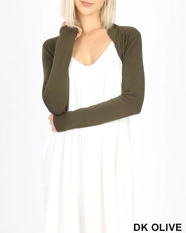 3/4 Sleeve Bolero Sweater Cardigan Women