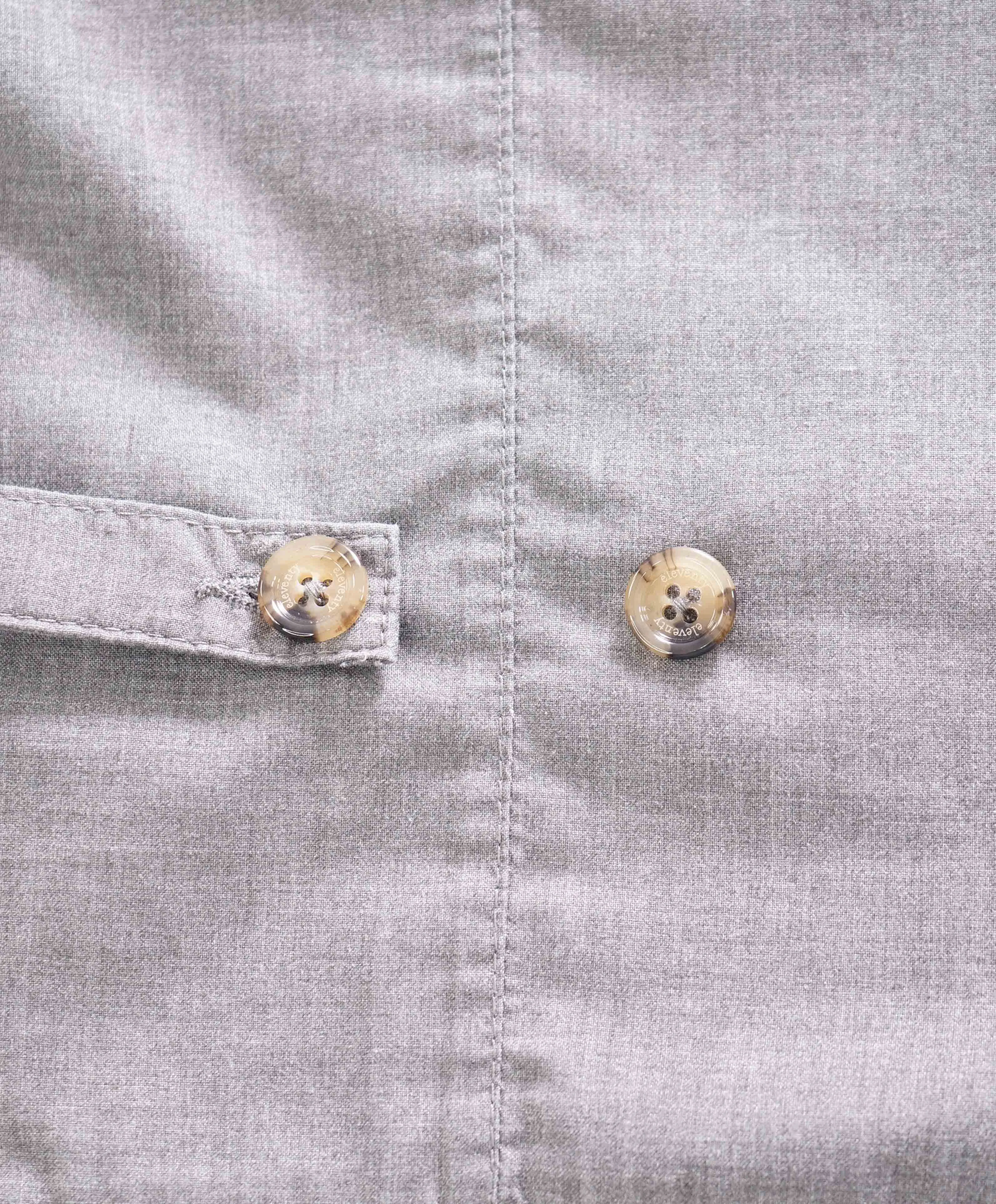 $445 ELEVENTY - *COTTON* Sand/Neutral Waistcoat Vest - 40R (M)
