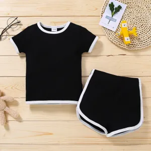 A Day Outside Ribbed 2 Piece Short Set