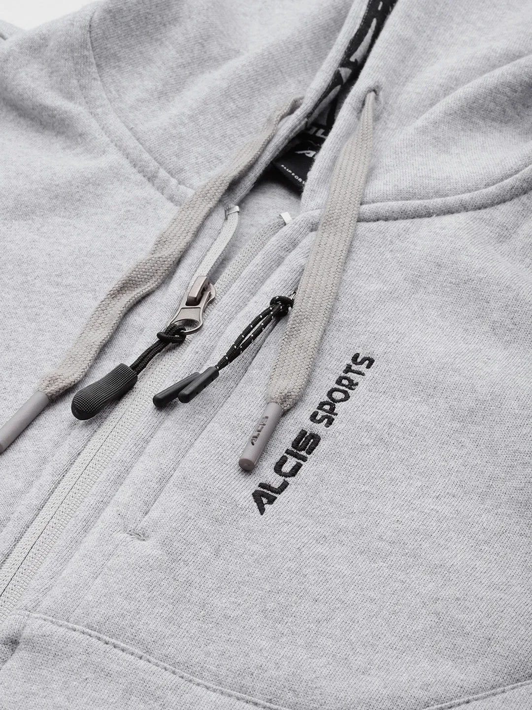 Alcis Men Solid Hooded Sporty Jacket