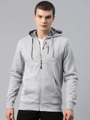 Alcis Men Solid Hooded Sporty Jacket