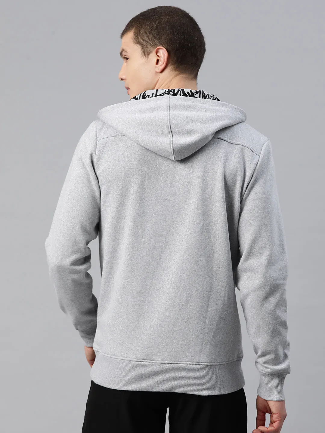 Alcis Men Solid Hooded Sporty Jacket