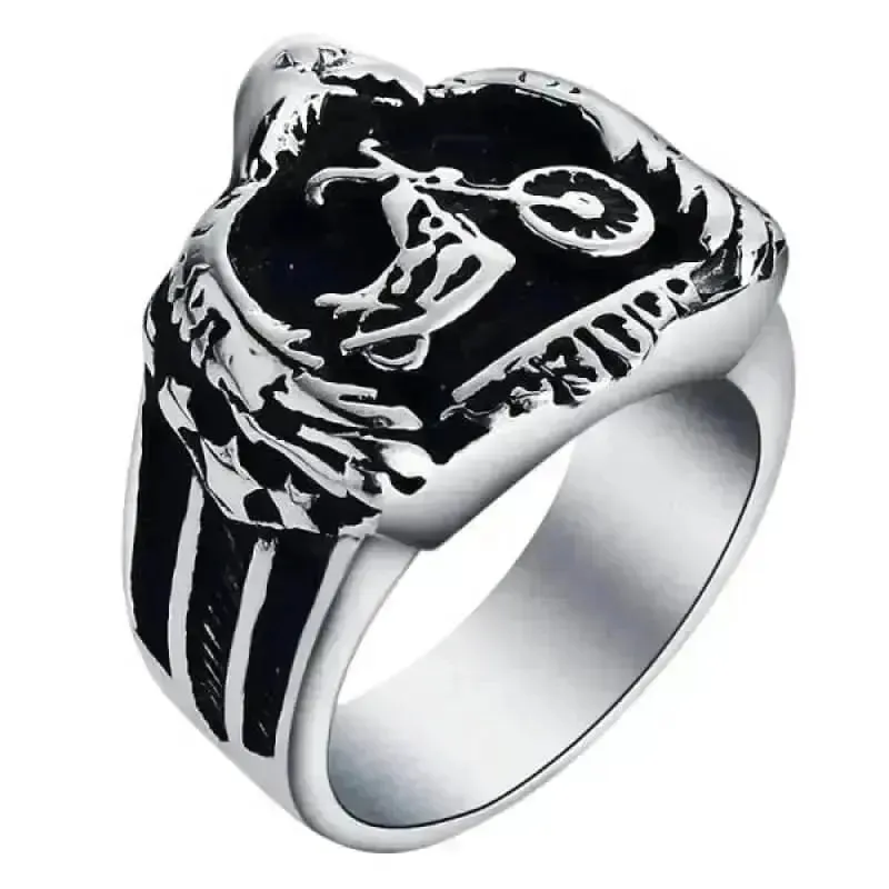 Bague motard - Custom Chopper