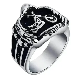 Bague motard - Custom Chopper