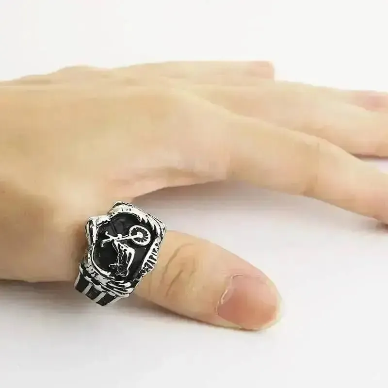 Bague motard - Custom Chopper