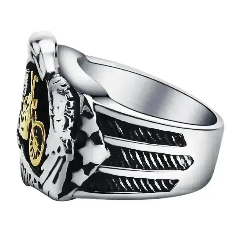 Bague motard - Custom Chopper