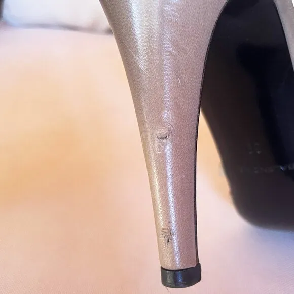 Balenciaga Tan Heels Size 39/USA size 9