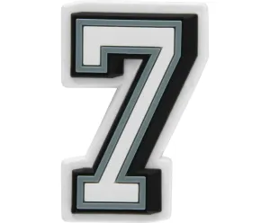 B&W Number 7 Jibbitz