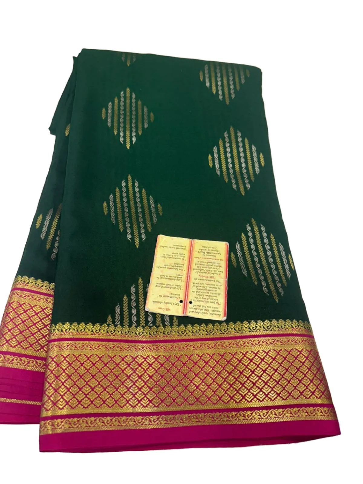 Beautiful Pure Mysoore Silk Indian Wedding Saree