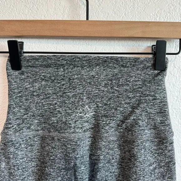 Beyond Yoga Spacedye High Waisted 7&quot; Inseam Biker Shorts Black / White Grey XS