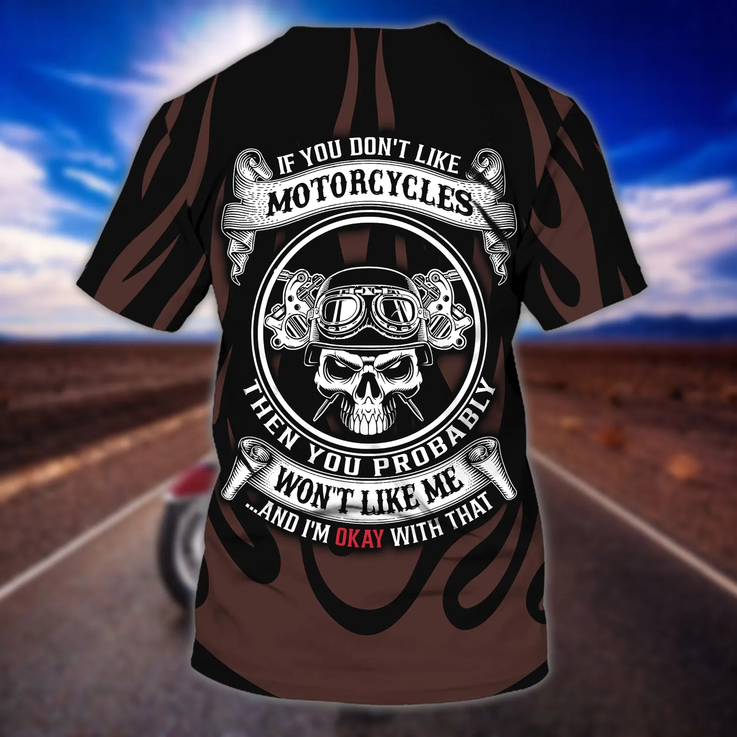 Biker - Personalized Name 3D Tshirt For Biker - HEZ98 18