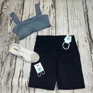 Black Biker Shorts