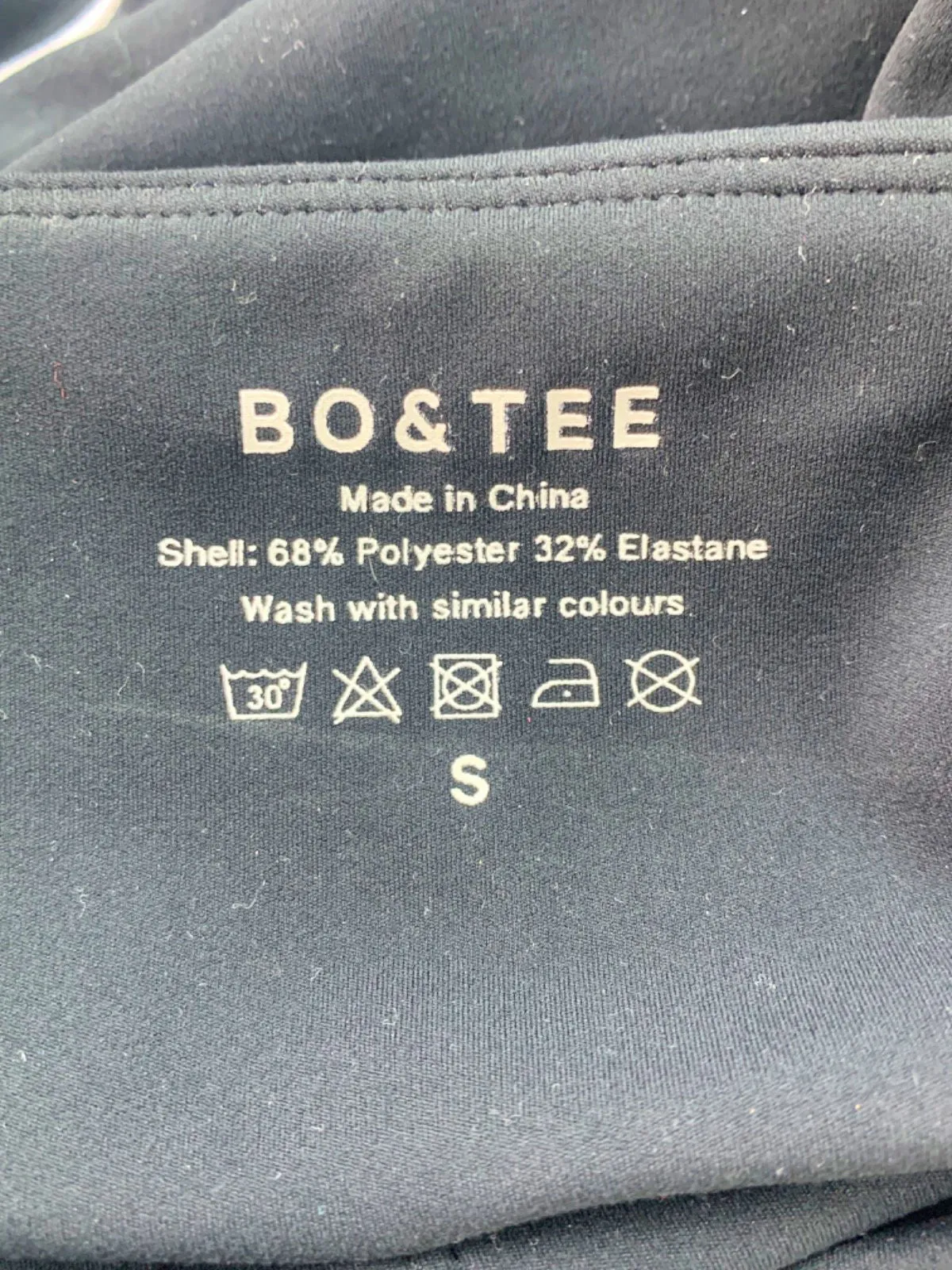 Bo&Tee Black Mini Skirt S