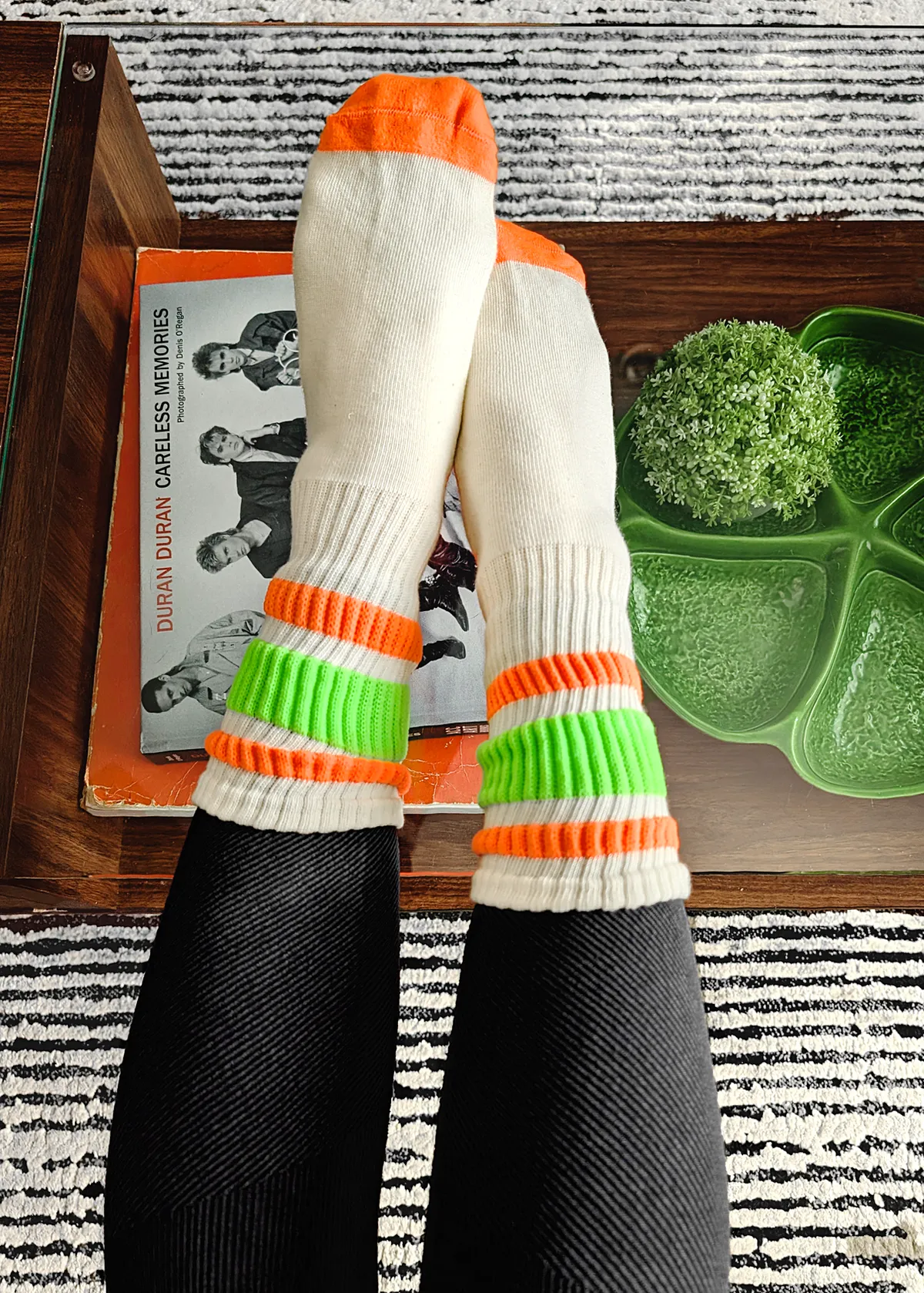 Bobby Retro Gym Crew Socks