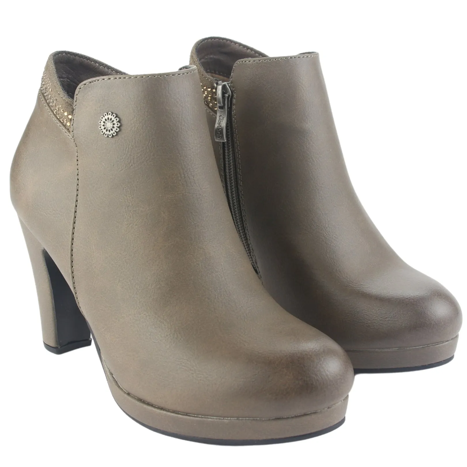Botin Chalada Mujer Bambina-21 Taupe Casual