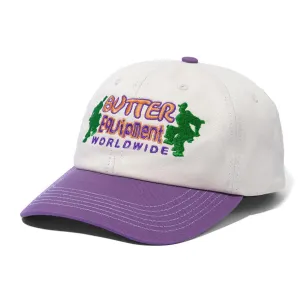 Butter Goods - Breaker 6 Panel Cap Natural/Grape