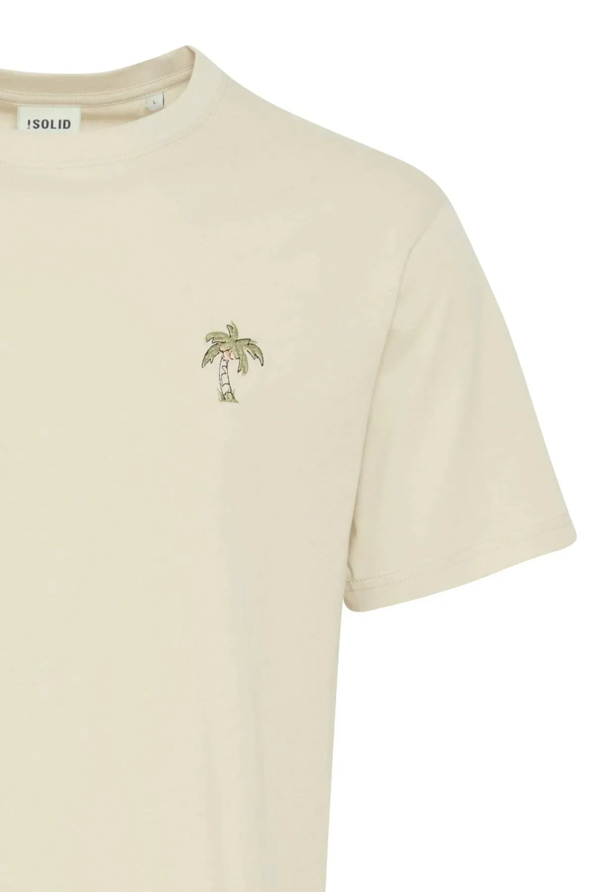 Camiseta !Solid Ishan Oatmeal