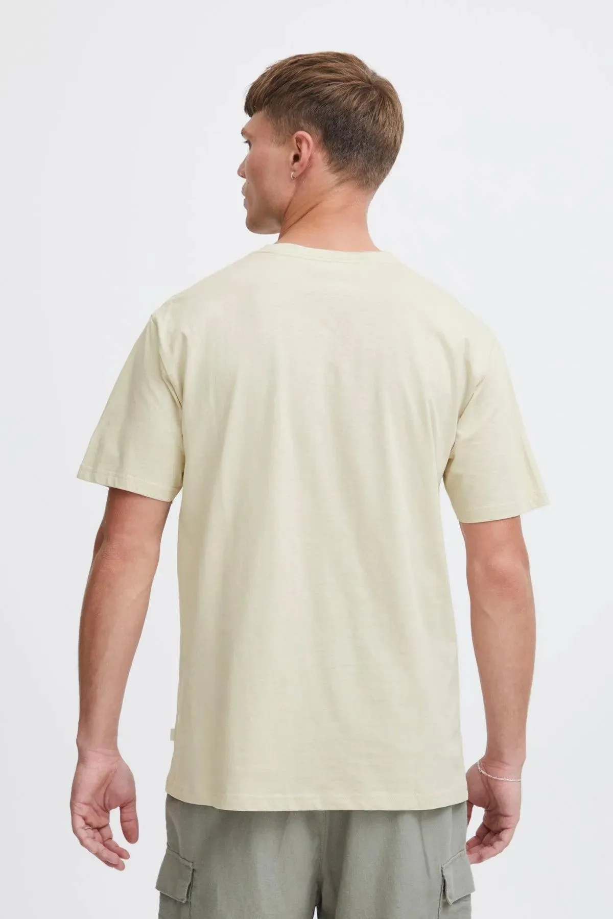 Camiseta !Solid Ishan Oatmeal