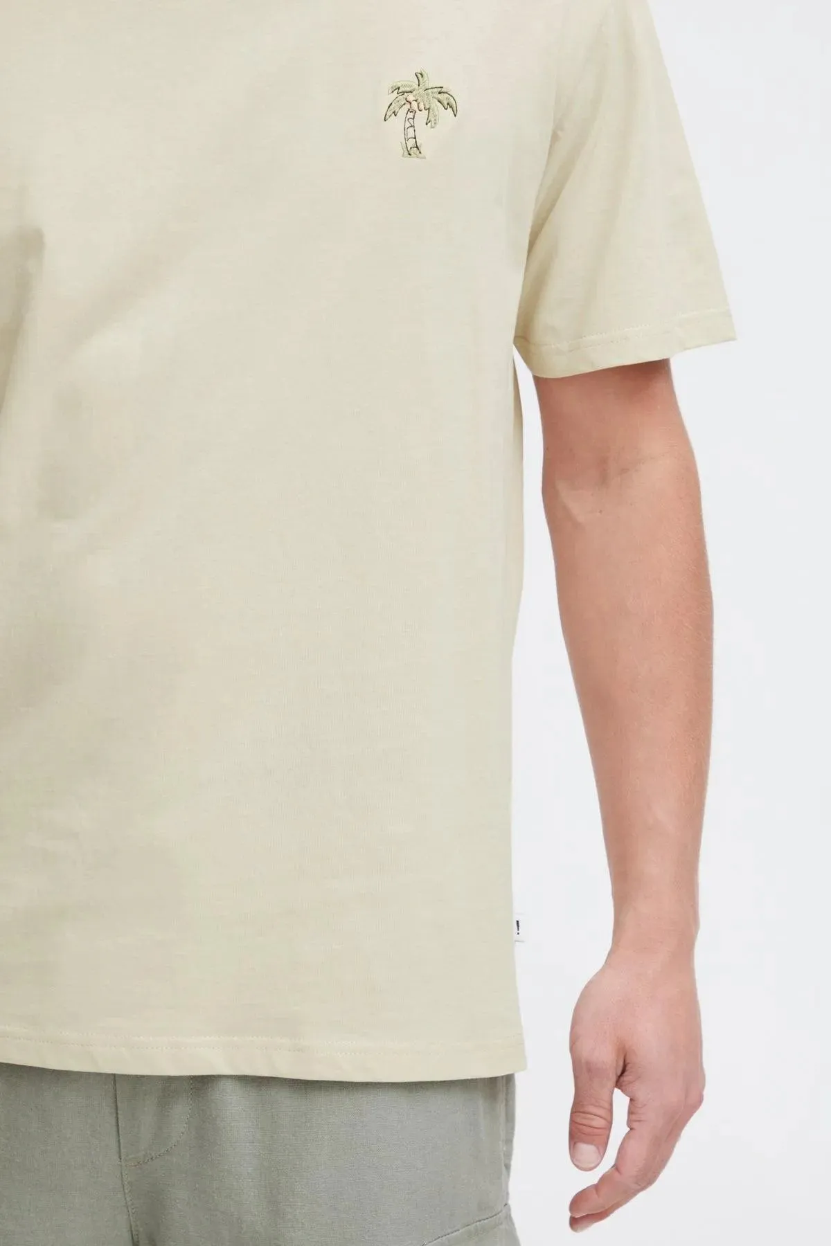 Camiseta !Solid Ishan Oatmeal