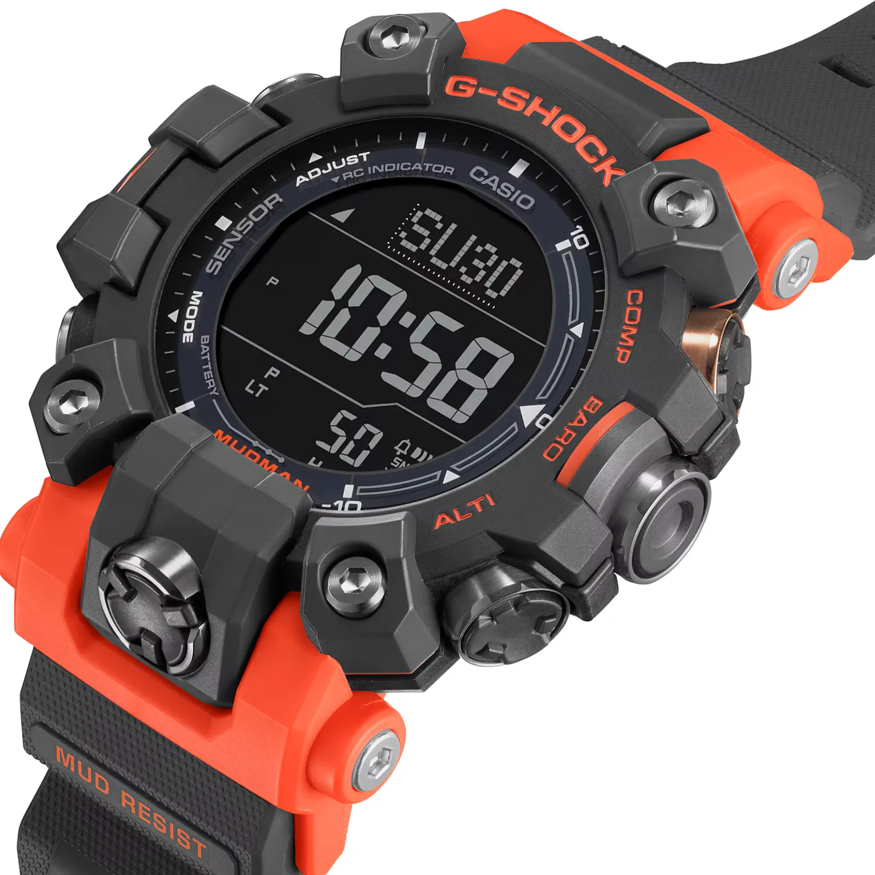 Casio G-Shock Master of G Triple-sensor Multi Band 6 Tough Solar Mudman GW-9500-1A4
