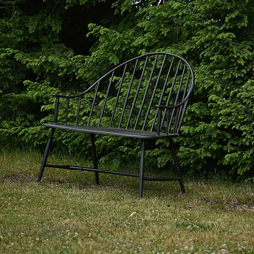 Cast Aluminum Outdoor Windsor Settee
