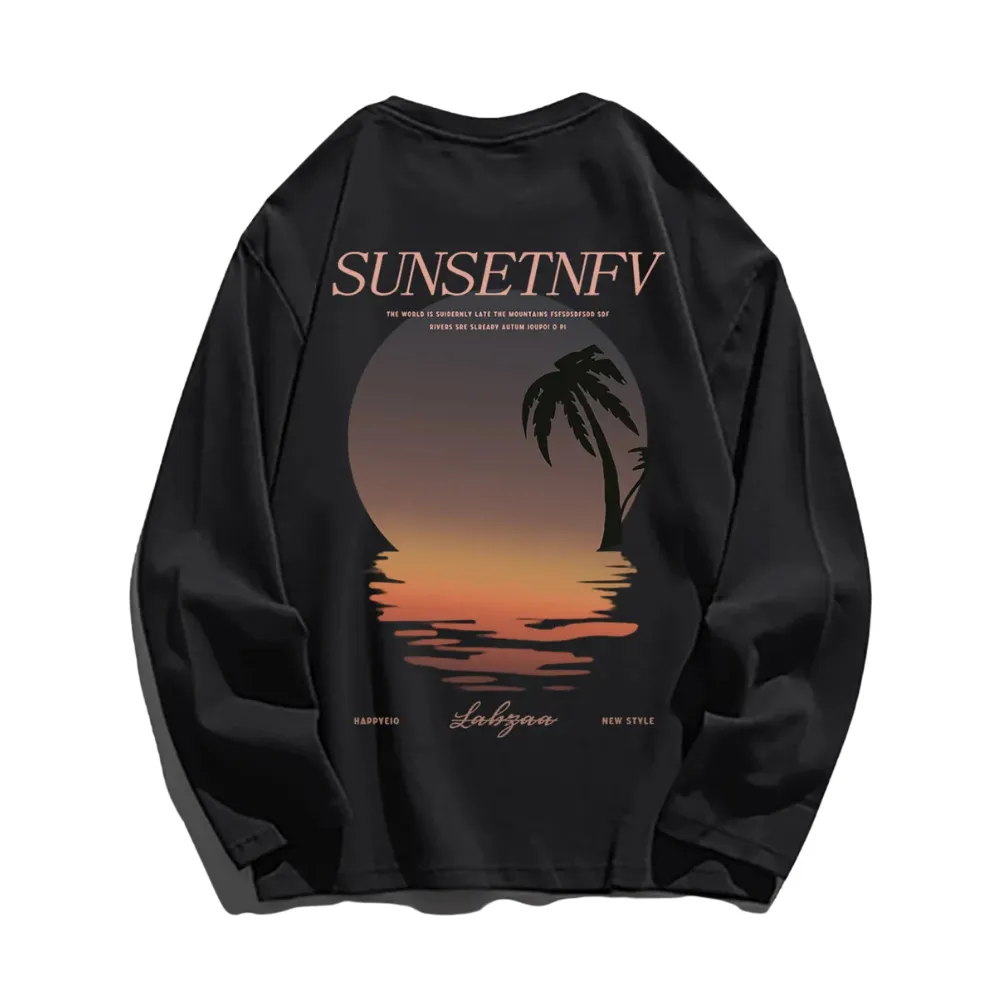Casual Sunset Long Sleeve Shirt