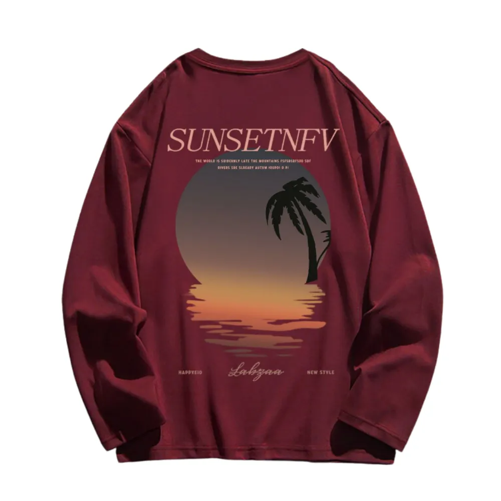 Casual Sunset Long Sleeve Shirt