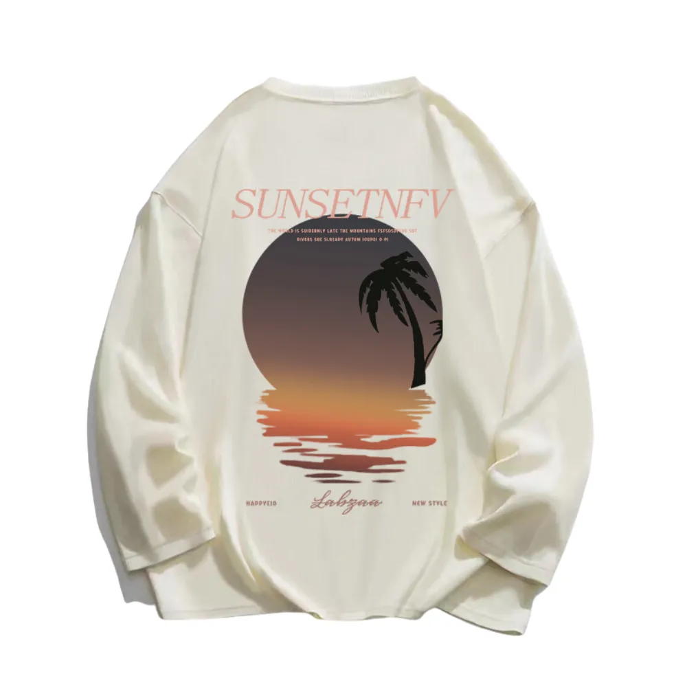 Casual Sunset Long Sleeve Shirt