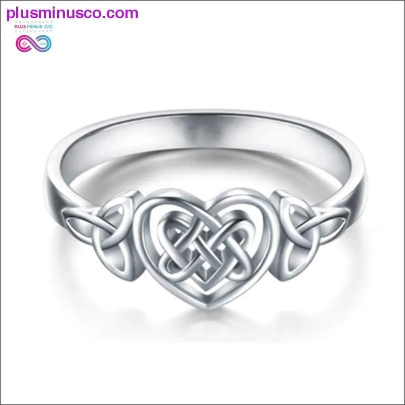 Celtic Knot White Gold Color Double Fair Classic Hollow Out