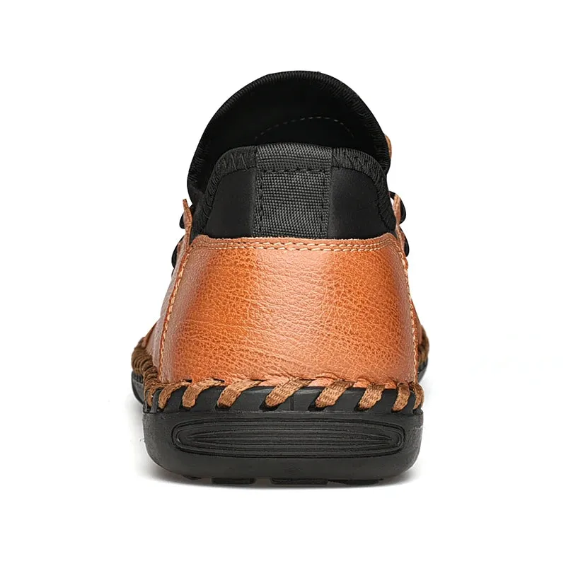 Classic Leather Shoes Men loafers Casual Sneakers Handmade Outdoor Men Shoes Leather Hot Sale Casual Wallking Footwear