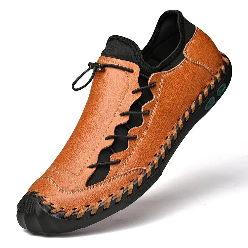 Classic Leather Shoes Men loafers Casual Sneakers Handmade Outdoor Men Shoes Leather Hot Sale Casual Wallking Footwear