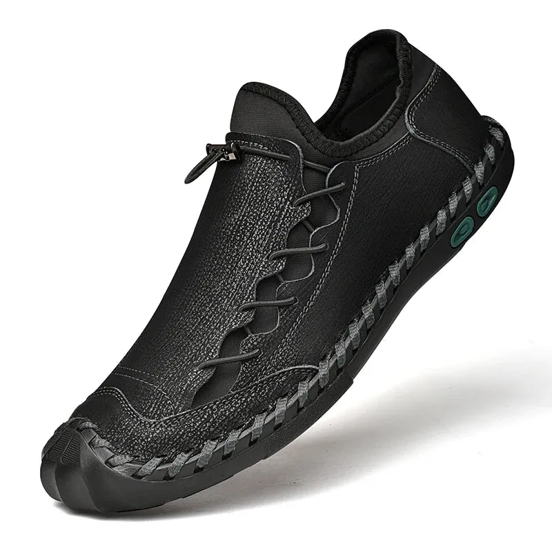 Classic Leather Shoes Men loafers Casual Sneakers Handmade Outdoor Men Shoes Leather Hot Sale Casual Wallking Footwear
