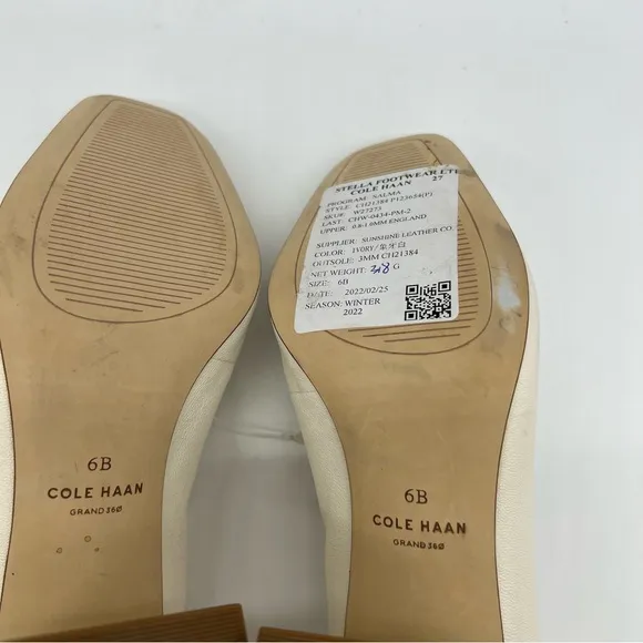 Cole Haan Grand 360 Ganeva Chain Block Heel Size 6B