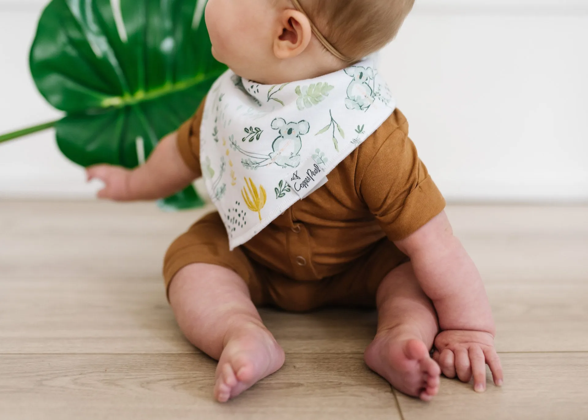 Copper Pearl Aussie Bandana Bib Set