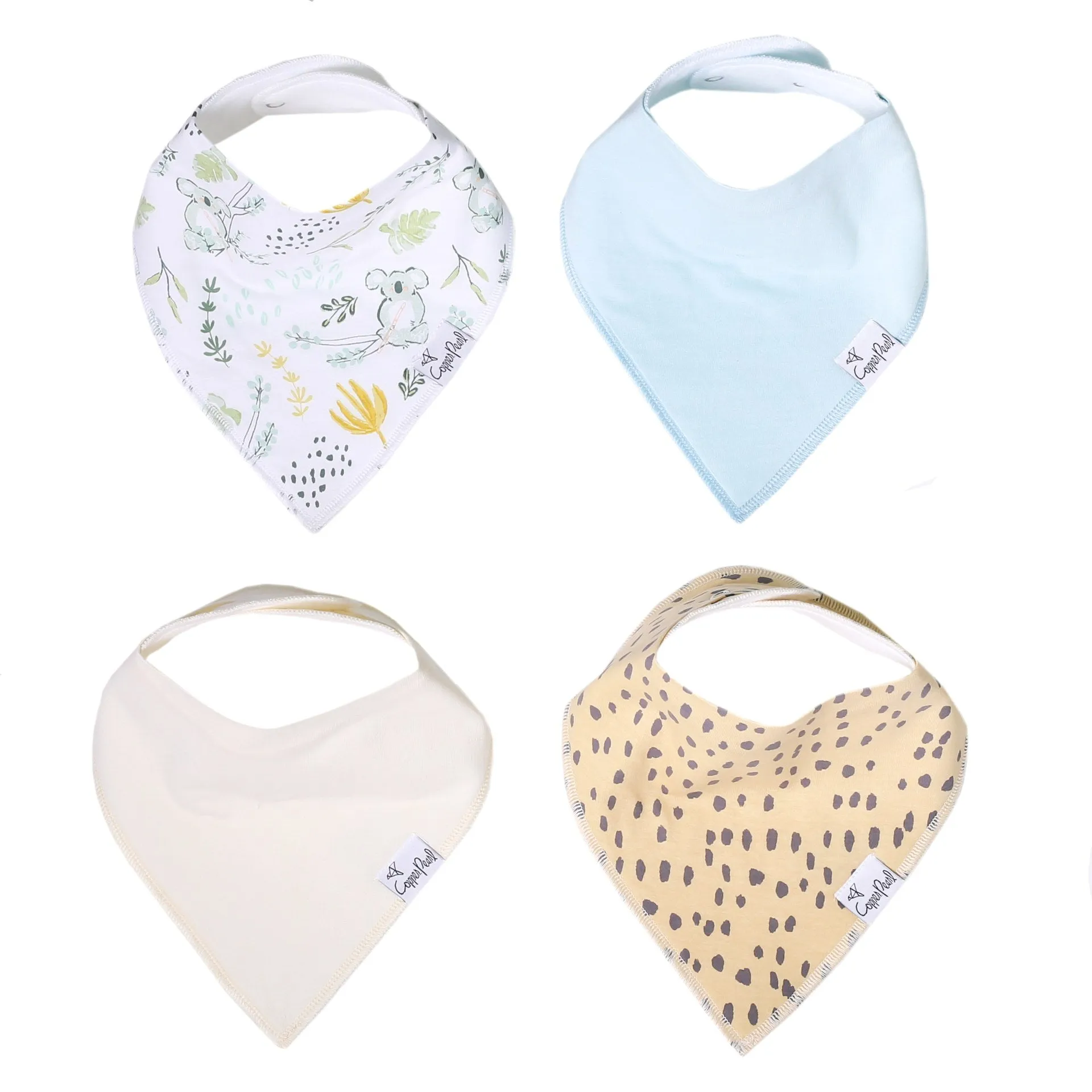 Copper Pearl Aussie Bandana Bib Set
