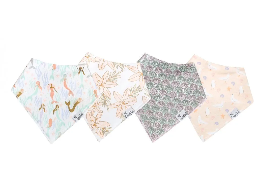 Copper Pearl - Bandana Bib (4 pack) - Coral