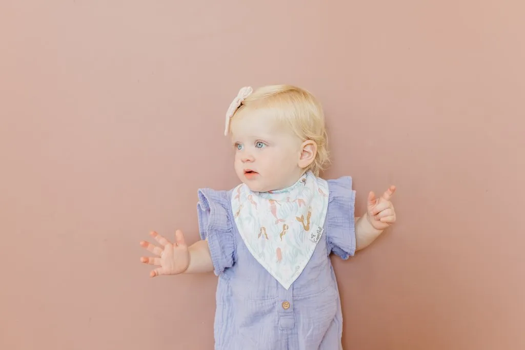 Copper Pearl - Bandana Bib (4 pack) - Coral