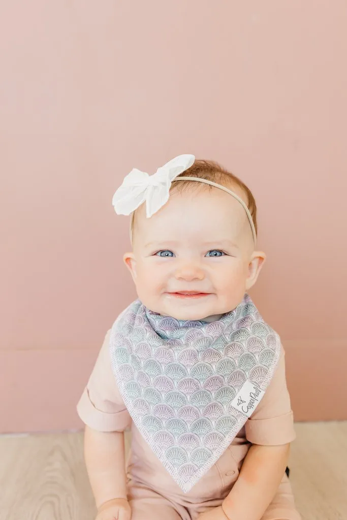 Copper Pearl - Bandana Bib (4 pack) - Coral