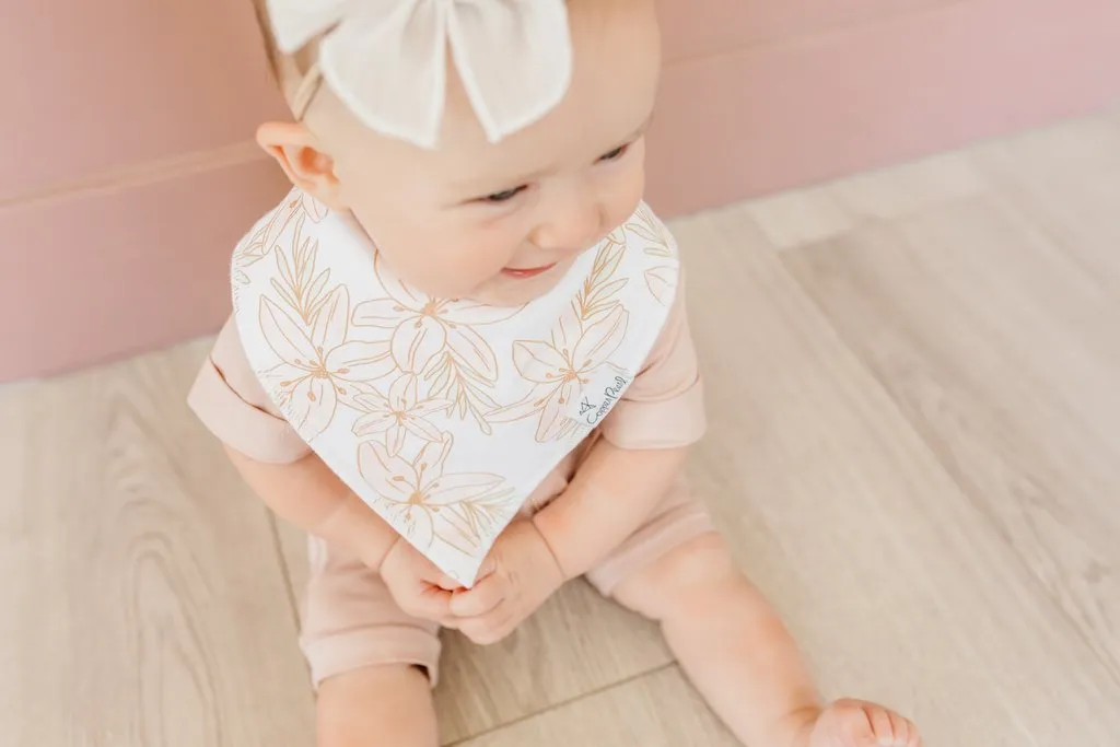 Copper Pearl - Bandana Bib (4 pack) - Coral
