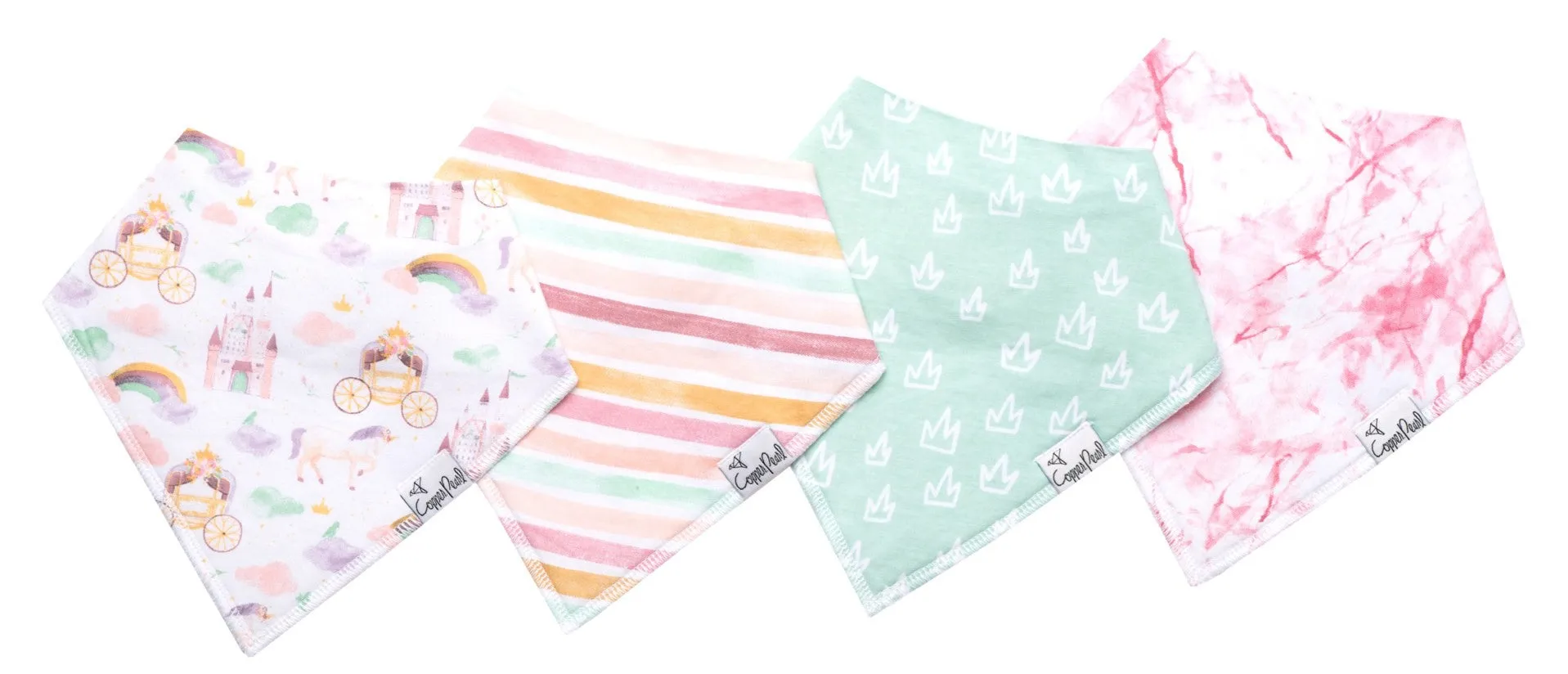 Copper Pearl Enchanted Bandana Bib Set
