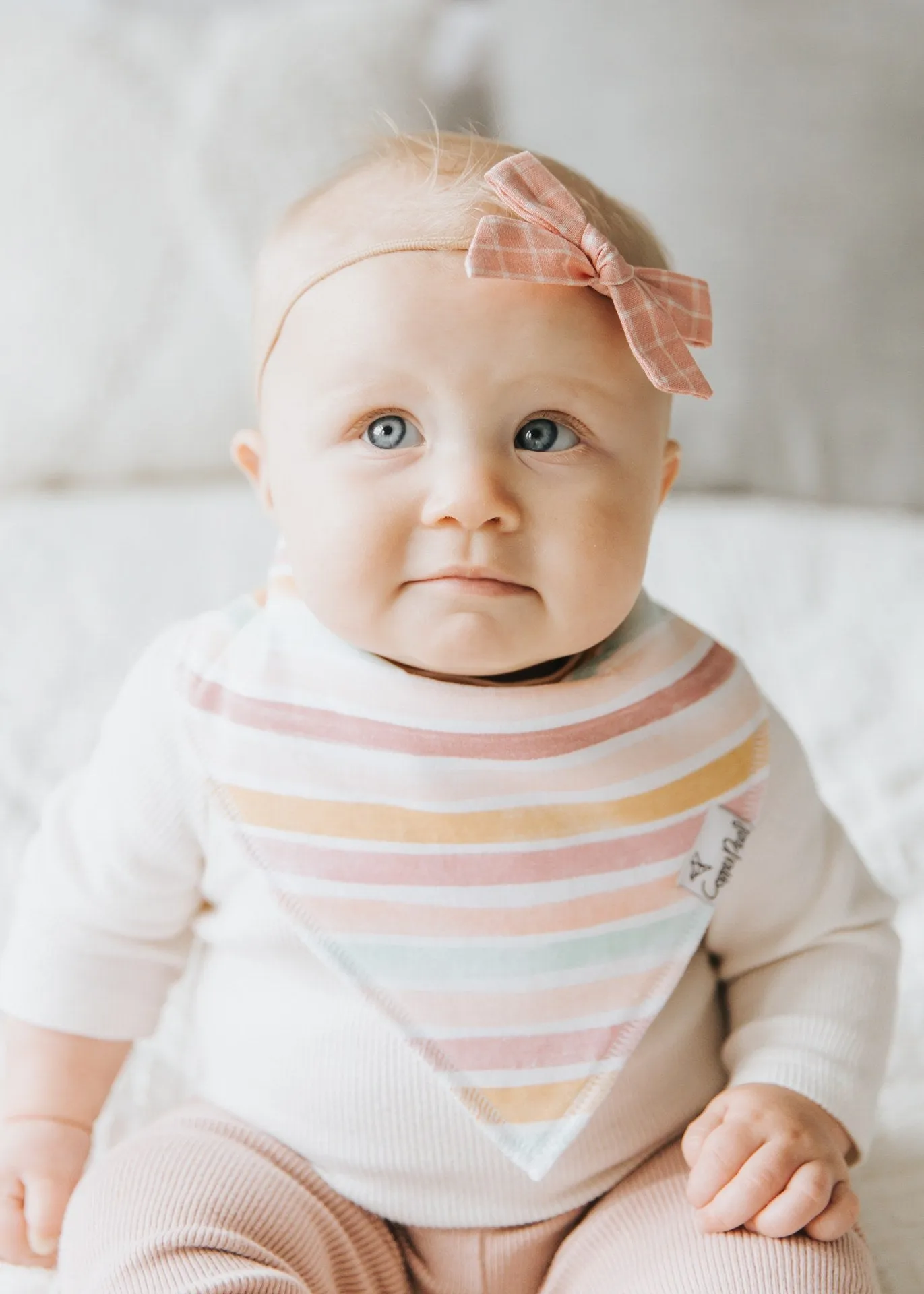 Copper Pearl Enchanted Bandana Bib Set