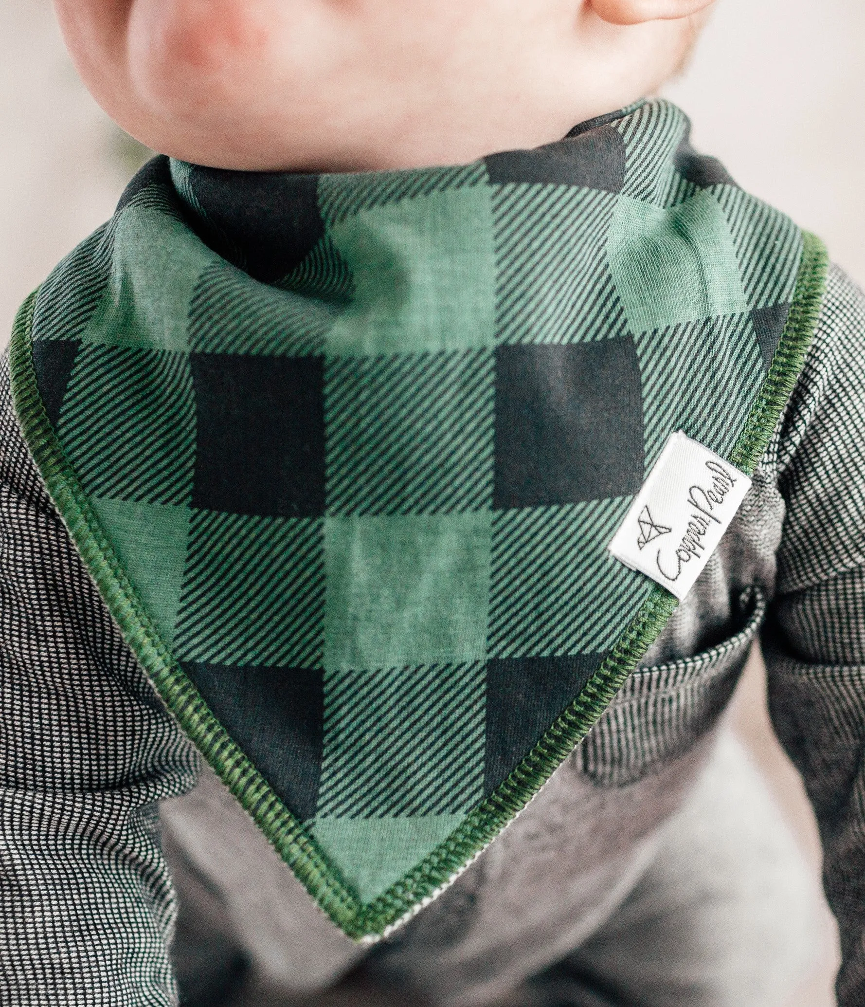 Copper Pearl Nicholas Bandana Bib Set