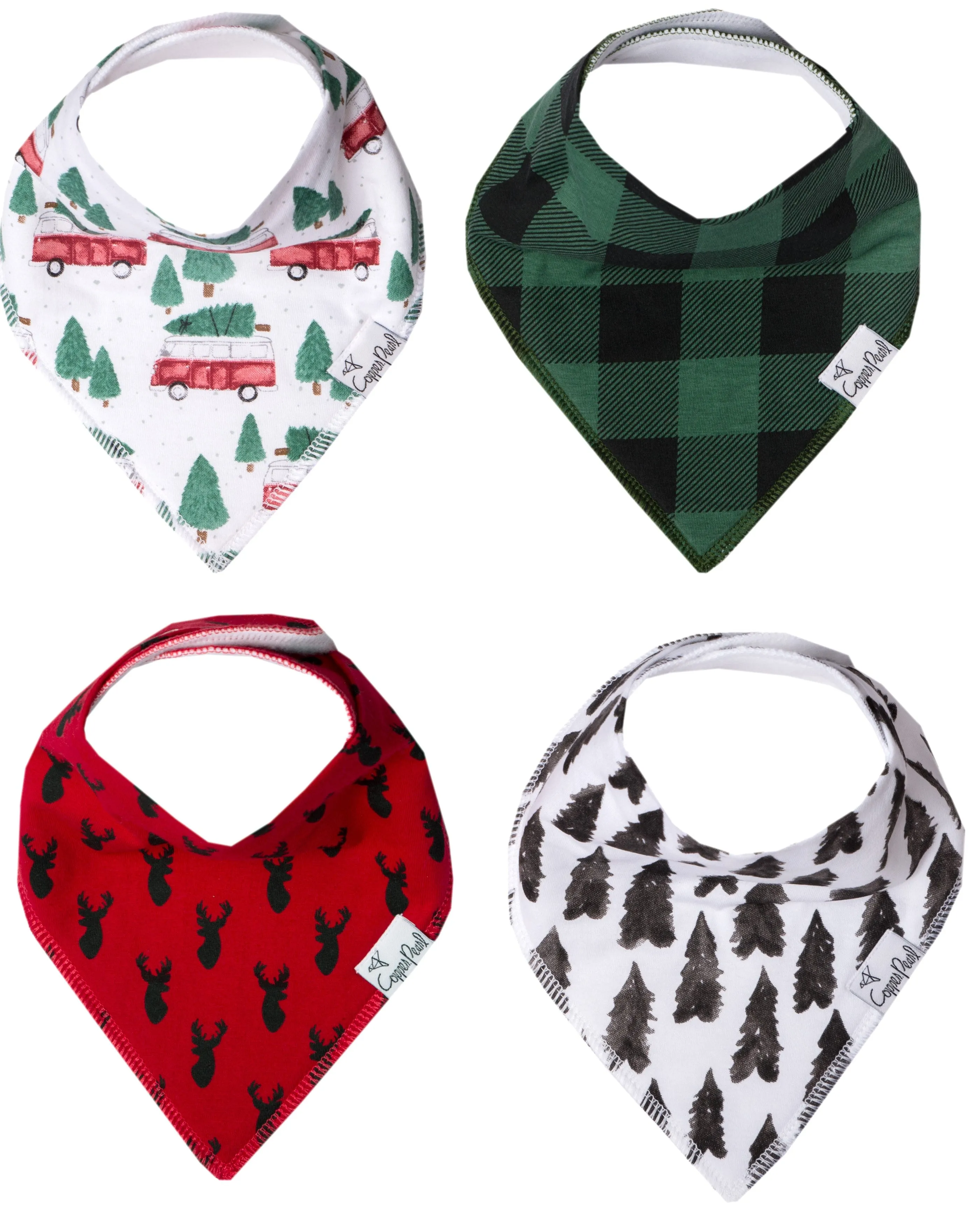 Copper Pearl Nicholas Bandana Bib Set