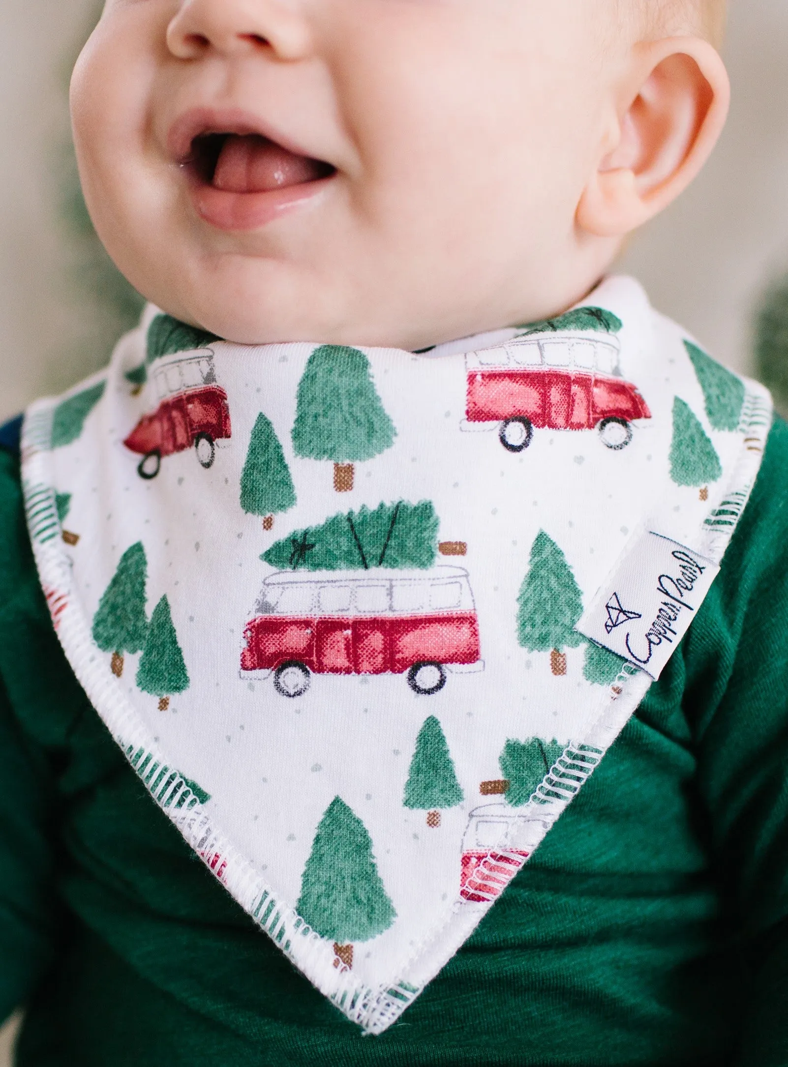 Copper Pearl Nicholas Bandana Bib Set
