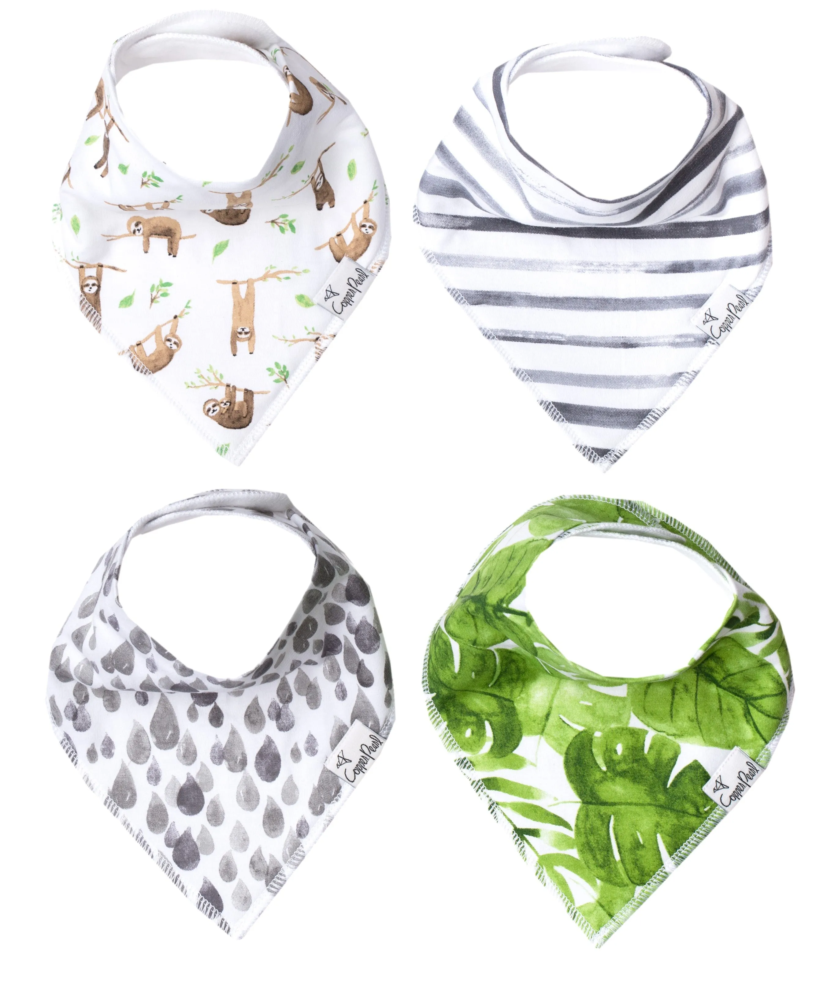 Copper Pearl Noah Bandana Bib Set