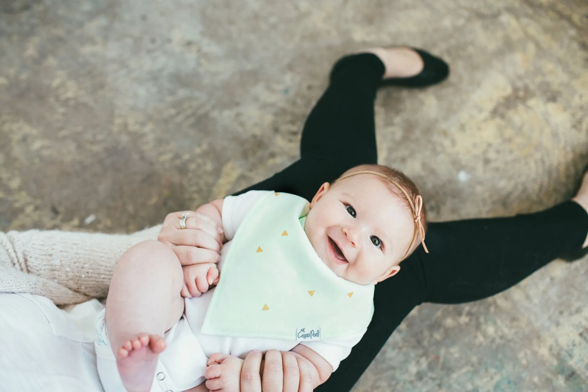 Copper Pearl Paris Bandana Bib Set