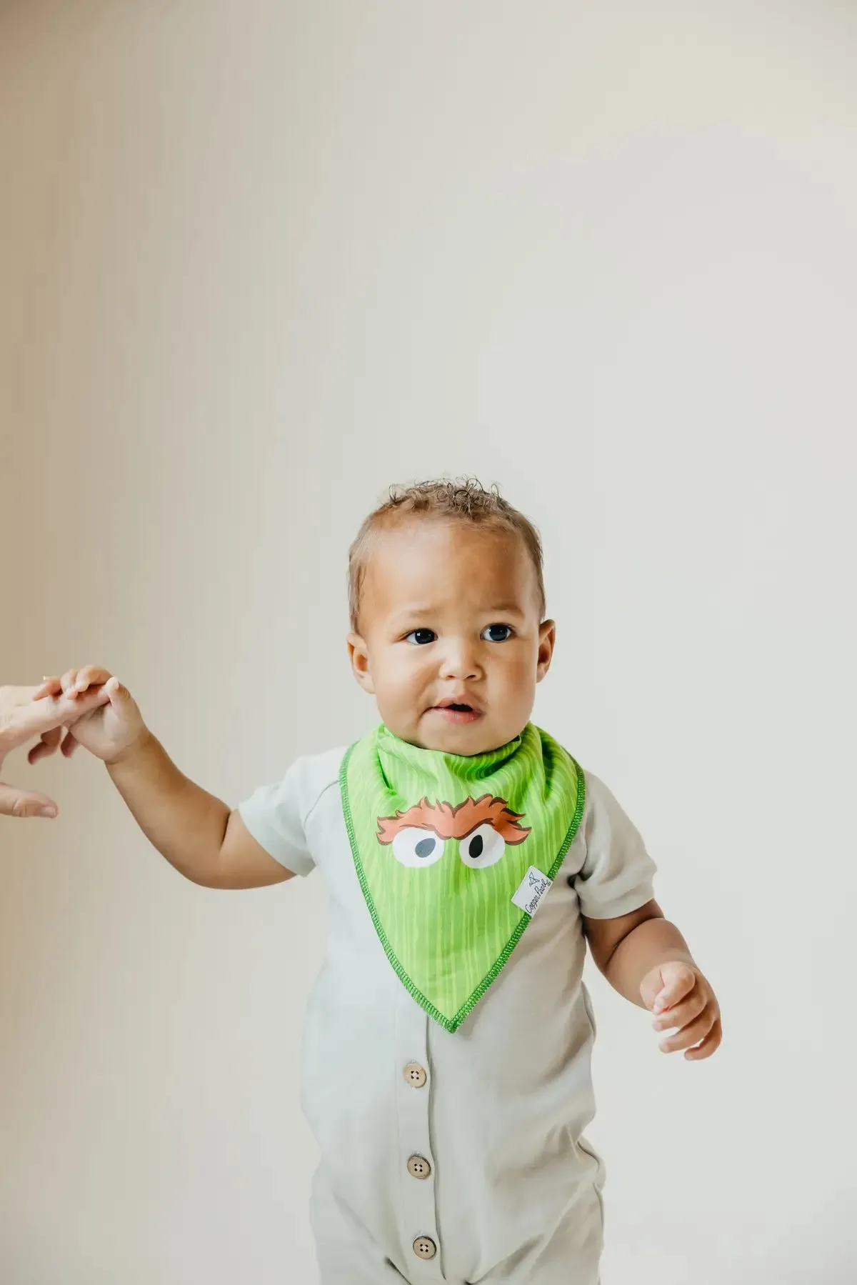 Copper Pearl Sesame Street Elmo Bandana Bib Set
