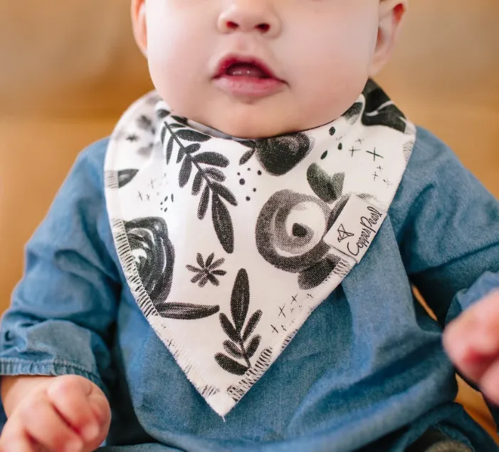 Copper Pearl Single Bandana Bib- Sage