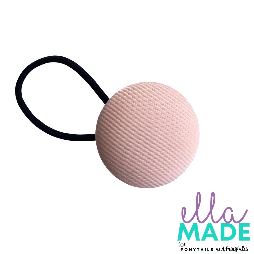 Covered Buttons: Solid Colours - Ballet Pink